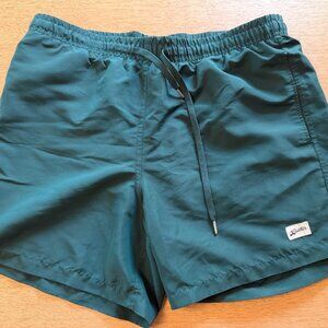 Bather Solid Pine Swim Trunk shorts